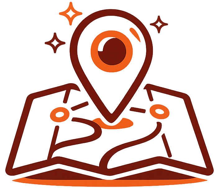 Icône d'un plan avec une localisation